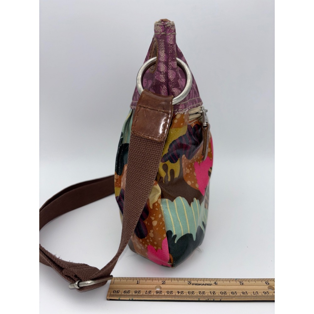 VINTAGE FOSSIL Bucket Crossbody y2K Bag Purse Bag Key… - Gem